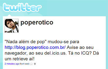 Twitta que eu sigo!